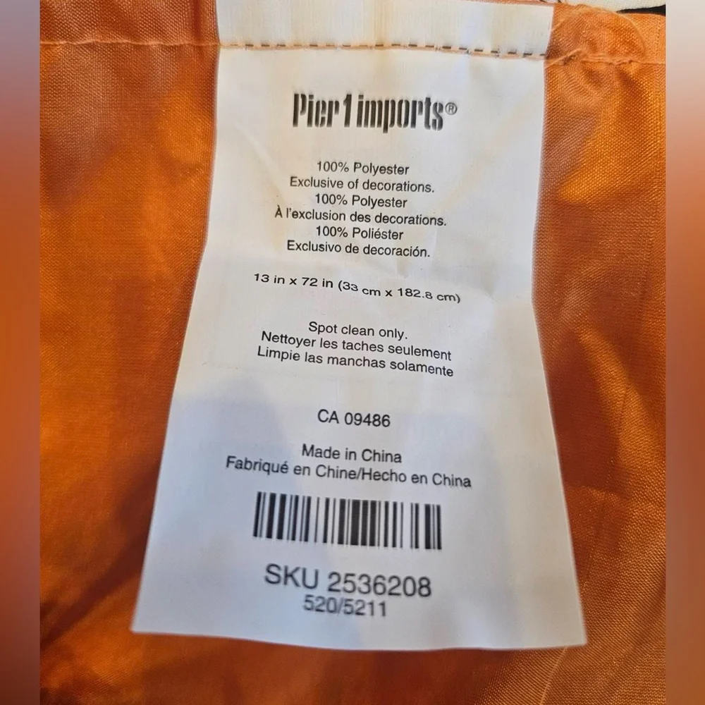 Vintage Pier 1 Imports Halloween Witch Legs Table Runner - Picture 6 of 7